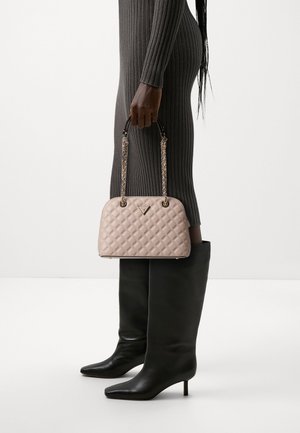 Guess GIULLY DOME SATCHEL - Sac à main - light beige
