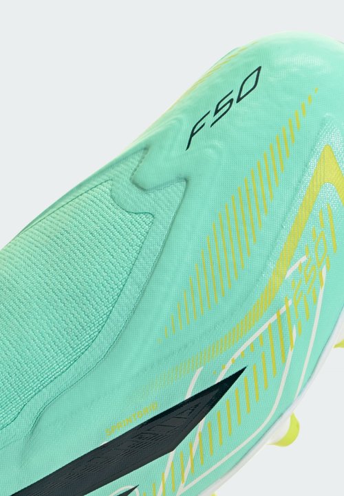 adidas Botines de fútbol para terreno firme - pulse mint night navy solar lemon — photo 6