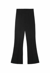 CROPPED FLARED - Pantalones - Black