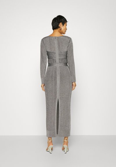 Hervé Léger DRAPED GOWN - Cocktail φόρεμα / Φόρεμα για πάρτι - metallic gunmetal