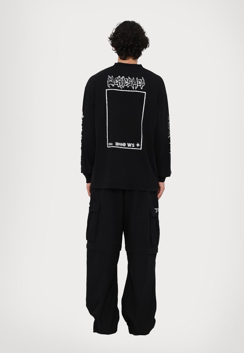 032c - ARMOUR LONG SLEEVE UNISEX - T-shirt à manches longues - faded black, Agrandir