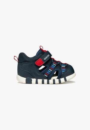 Geox, B SANDAL IUPIDOO BOY - Sandalias de senderismo - navy/red