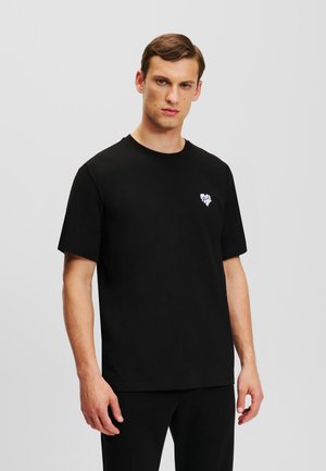 K/HEART - Trükipildiga T-särk - black