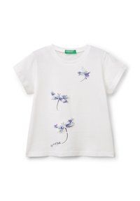 T-shirt A Manica Lunga United Colors Of Benetton Per Bambine – Grafiche Glitterate, Slim Fit, 100% Cotone