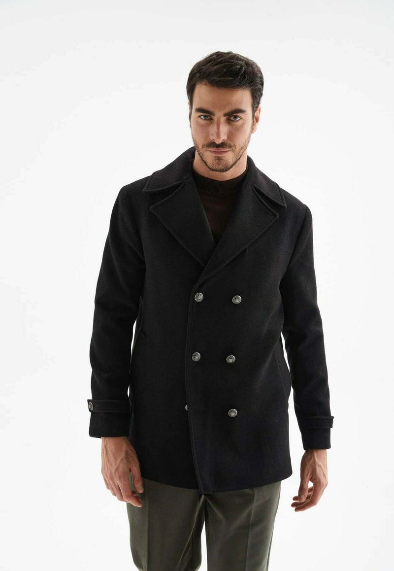 ANT Antioch Men's Short Coat with Lapel Closure - Seaside main image 0