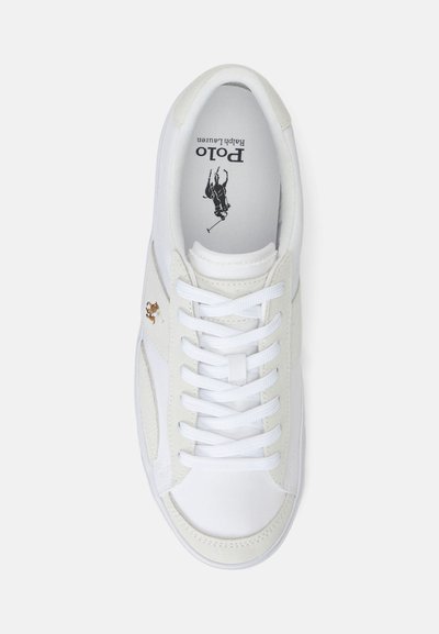 Polo Ralph Lauren SAYER CANVAS & SUEDE SNEAKER - Sporta apavi - white/bianco