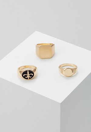SIGNET 3 PACK - Ring - gold-coloured