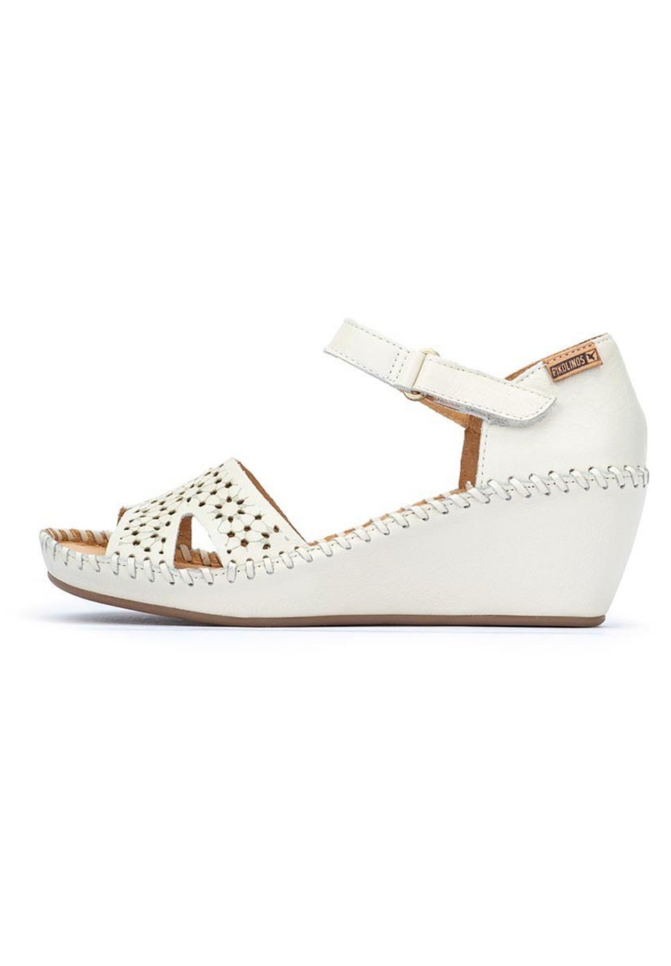 Pikolinos Sandalias de cuña - white/blanco - Zalando.es