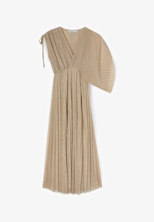 Motivi, VESTITO LUNGO PLISSÉ - Galajurk - beige