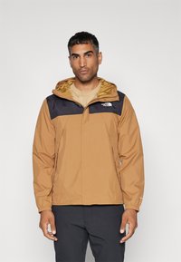 The North Face M ANTORA JACKET - Hardshell-jope - utility brown/black