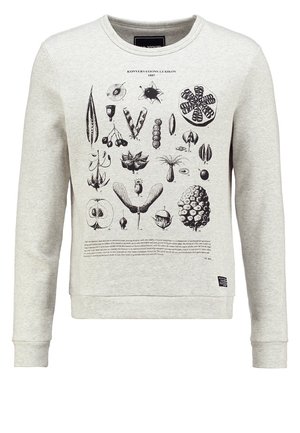 Sweatshirt - mottled light grey