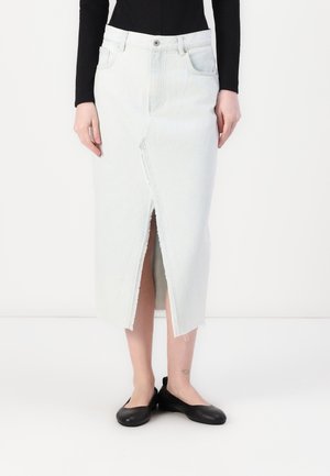 Jeansrok - turquoise