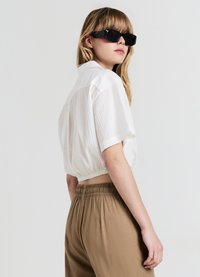 Calliope RILIEVO - Camicia - bianco lana