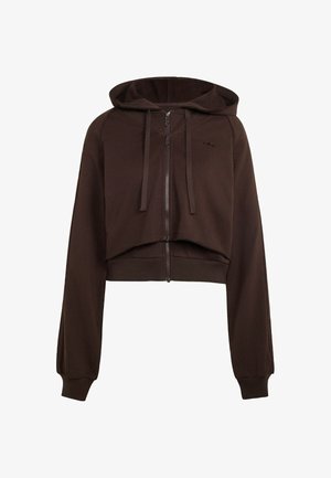 adidas Originals, SST DOUBLE FRONT HOODY - Zip-up sweatshirt - aurora coffee