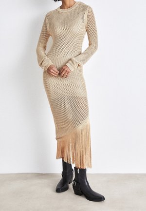 Vestido largo - gold-coloured