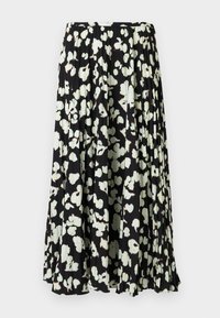 RUNA SKIRT PRINTED - Rakott szoknya - black