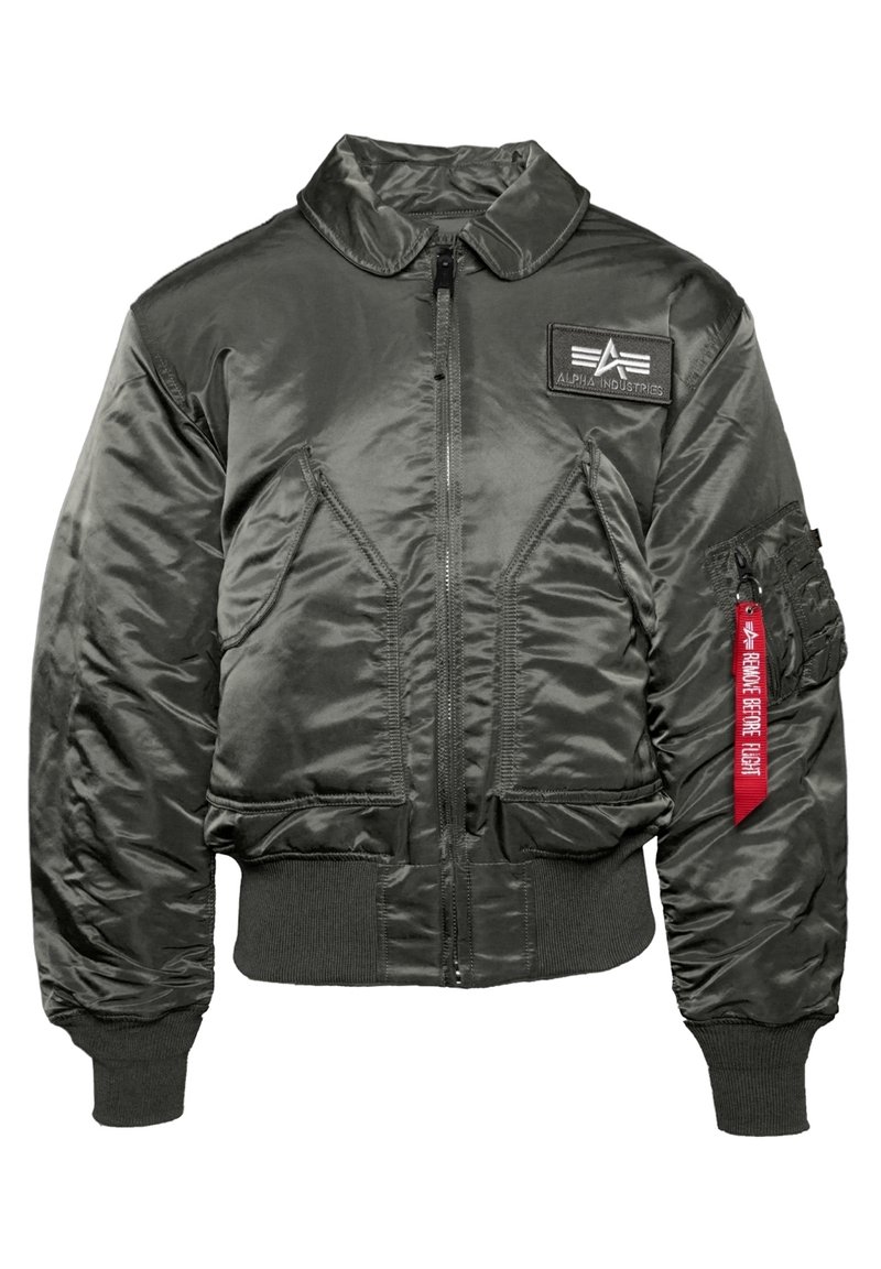 Alpha Industries CWU Bomber Jacket replica grey/grey Zalando.ie