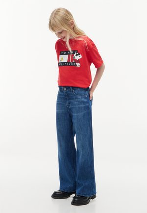 Tommy Hilfiger, PEANUTS GRAPHIC TEE SS UNISEX - Μπλουζάκι με στάμπα - red glare