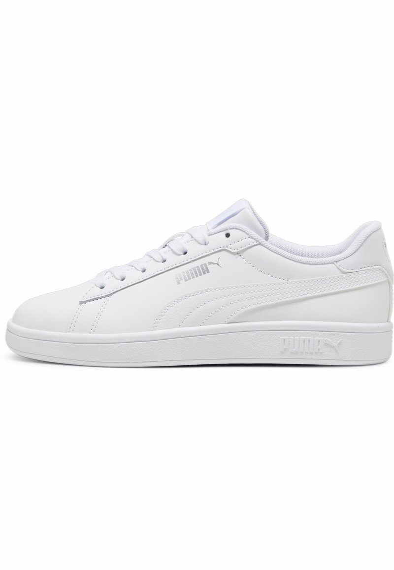 Puma SMASH 3.0 UNISEX - Baskets basses - whitesilver mistsilver