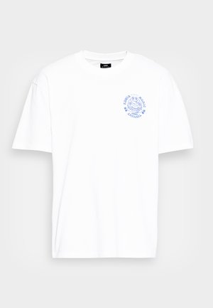 EDWIN MUSIC CHANNEL UNISEX - Printtipaita - white