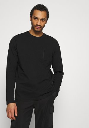 ONSMAKHI LIFE POCKET TEE - Top s dlouhým rukávem - black
