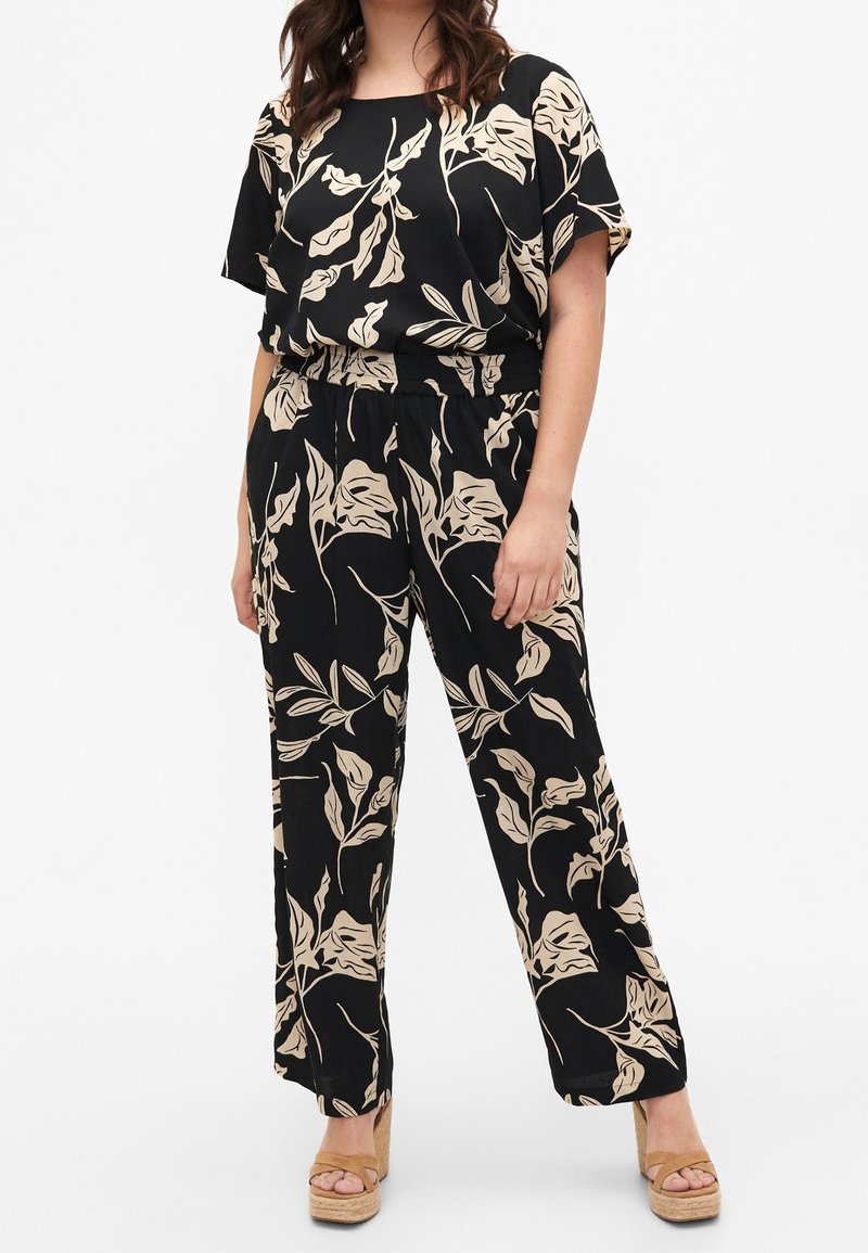 Zizzi Pantalon classique - black