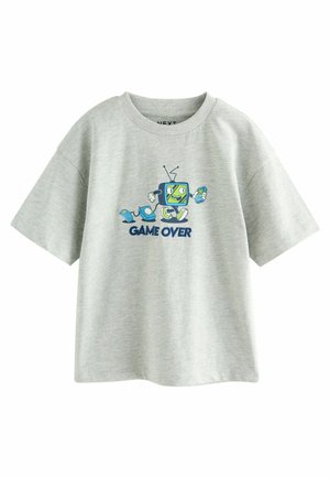 SHORT SLEEVE GRAPHIC STANDARD - Print T-shirt - grey marl character