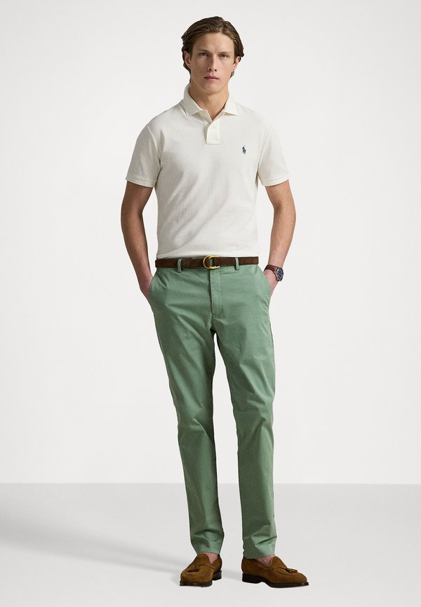 SLIM FIT MESH POLO SHIRT - Polo shirt - pale cream2