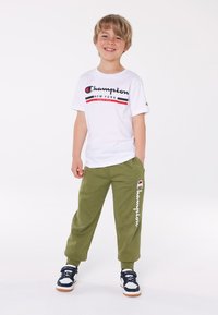 Champion GRAPHIC CREWNECK UNISEX - Camiseta estampada - white