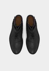 HESCHUNG BELUGA - Bottines de cowboy / motard - noir/commando