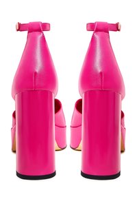 Cesare Gaspari Plateausandalette - fushia