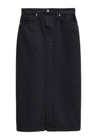 Fustă în formă de A - black denim