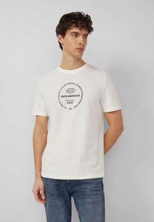 T-shirt print - creme