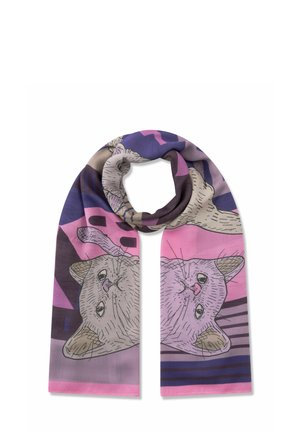 PRINTED CATS - Sjaal - pink