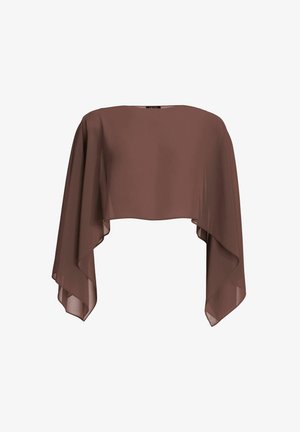 Swing, Poncho - chocolate brown