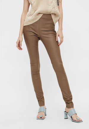 OBJBELLE MW NOOS - Leggings - Trousers - fossil