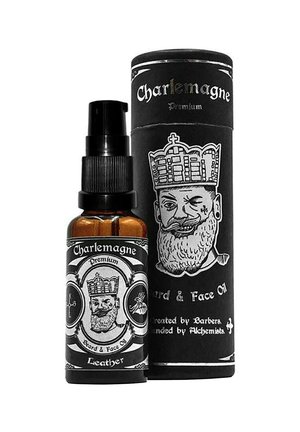CHARLEMAGNE PREMIUM BARTÖL LEATHER - Beard oil - transparent