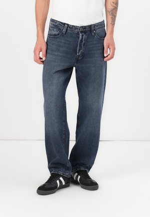 Jack & Jones JJIEDDIE JJORIGINAL - Jean baggy - blue denim