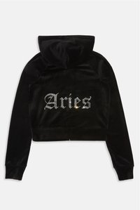 Juicy Couture ARIES MADISON UNISEX - Φούτερ με φερμουάρ - black