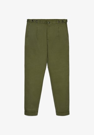 Calliope, PANTALONE LUNGO TINTA UNITA - Chino - verde militare