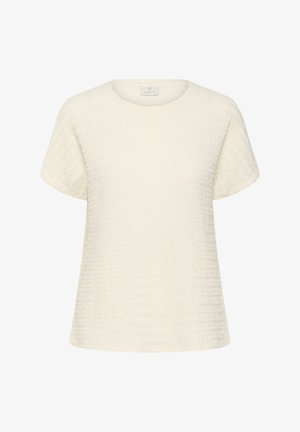 Kaffe, KAFELICITY S/S - T-shirts basic - chalk