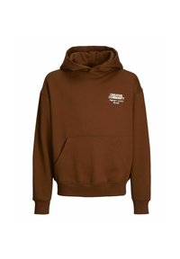 Jack & Jones Junior GEDRUCKT MINI - Felpa con cappuccio -  brown