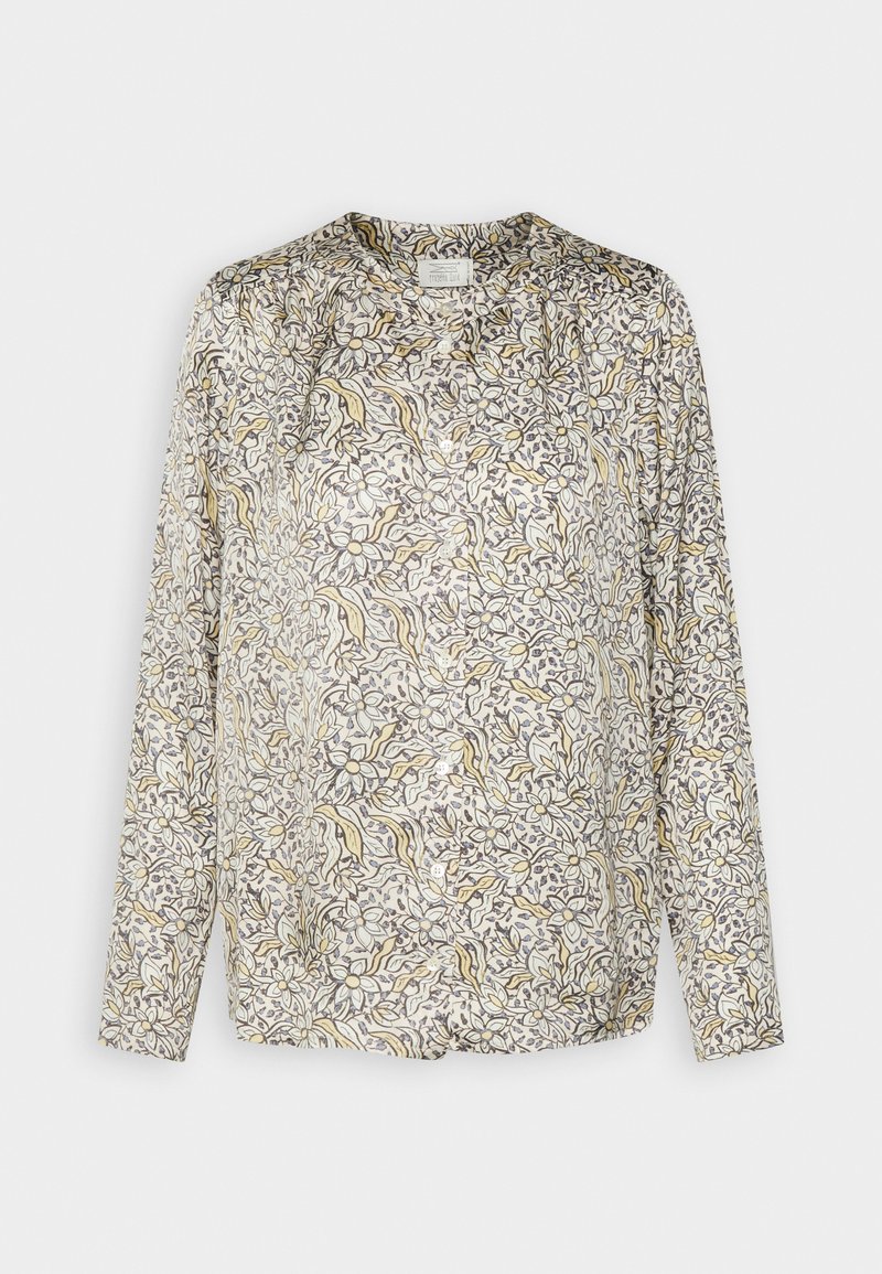 Progetto Quid Overhemdblouse geel gemêleerd