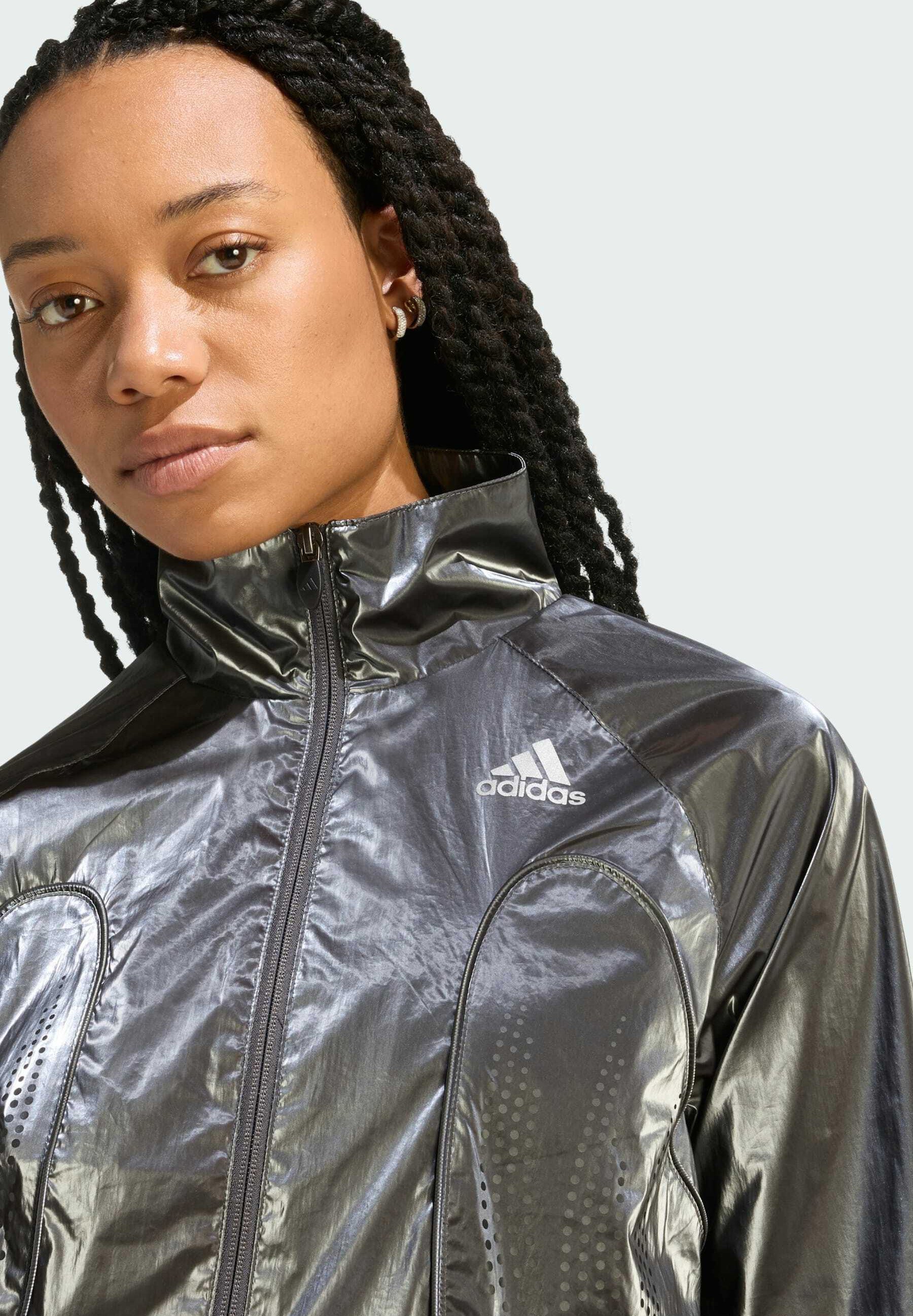 adidas Originals TRACKTOP - Faux leather jacket - utility black