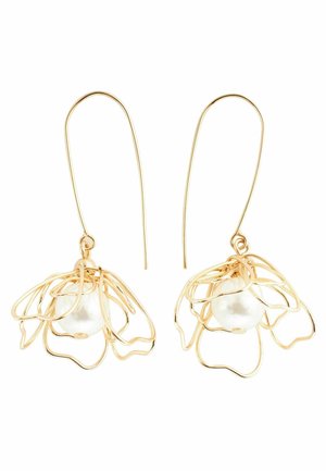 FLOWER  - Orecchini - gold tone
