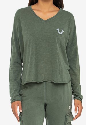 Long sleeved top - olive