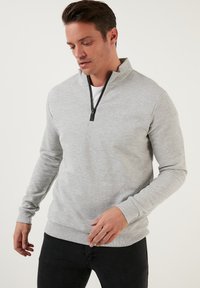 Buratti REGULAR FIT - Melegítőfelső - grey melange