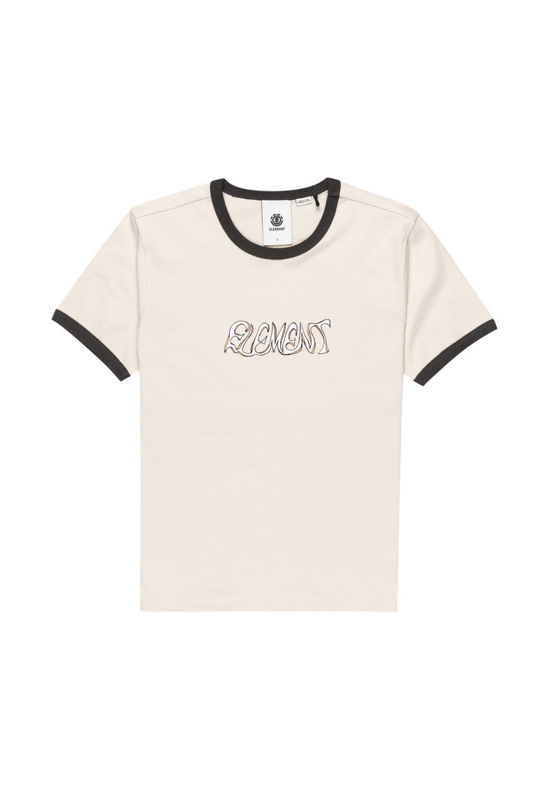 Element T-shirt print beige