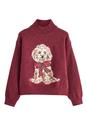 CHRISTMAS DOG - Maglione - red