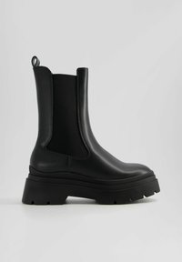 Bershka Bottines à plateau - black